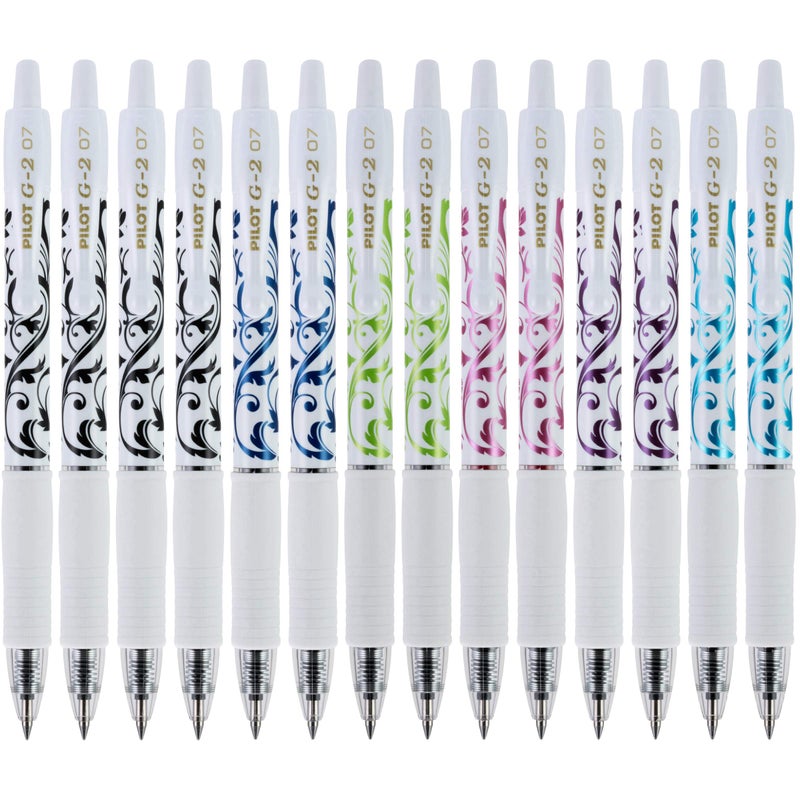 Pilot G2 Premium Gel Pens, Gel Roller Pens, Fine Point 0.7 mm Fashion Collection Assorted Colors 14 - Image 1